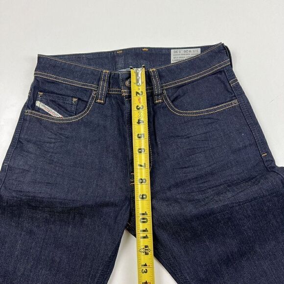 Diesel Mens Blue Denim Larkee Relaxed 0R8J4 Comfort Straight Jeans 26x30 $178 - Picture 6 of 12